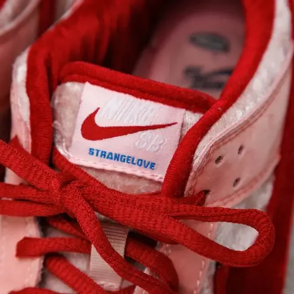 Nike SB Dunk Low Strangelove Pink Red Sneakers Mens 8.5 Womens 10 CT2552-800 - Picture 10 of 16